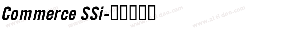 Commerce SSi字体转换